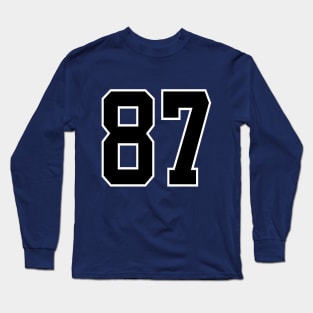 Number 87 Long Sleeve T-Shirt